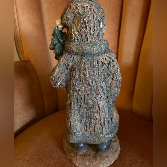 👀 HUGE SALE! VINTAGE 
FATHER CHRISTMAS CERAMIC POTTERY STATUE S (1) FOOT TALL - Picture 8 of 10